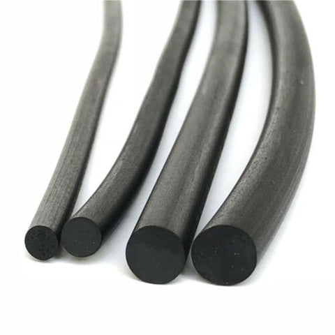 Solid Rubber Round Rod Bar Sealing Strip Bendable Cabinet Door Seal Material