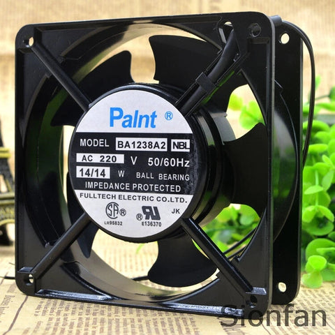 For New Palnt BA1238A2 NBL 220V 14W 12CM 12038 Cabinet Cooling Fan