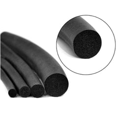 5M car door Edge Protector flexible O shape Soundproof Rubber Seal Strip Round