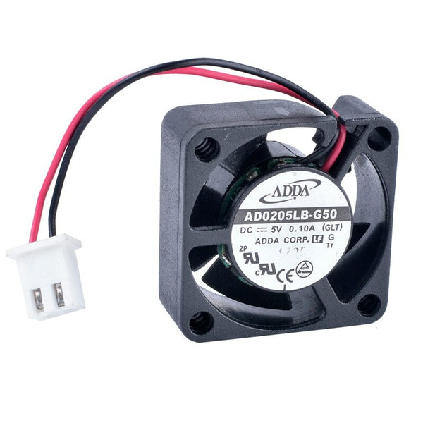 ADDA AD0205LB-G50 2510 25mm 2-wire 5V 0.10A Double ball bearing cooling fan