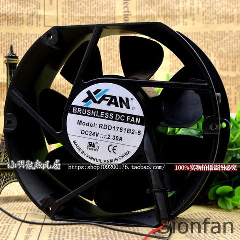 For XFAN Xinrui RDD1751B2-5 17251 24V 2.3A 17CM Axial Cooling Fan