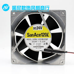 109L1224H102 DC24V 0.21 SANYO 12CM 12038 120x120x38mm aluminum frame fan
