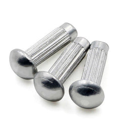 M2.5x(4-8mm) Aluminum half-round head knurled rivets percussion solid rivet