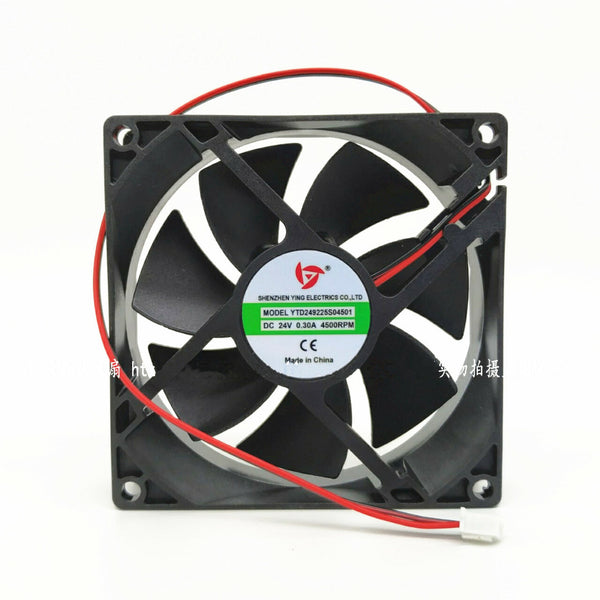 1PC YTD249225S04501 Cooling Fan 24V 0.30A 2-wire welding machine New