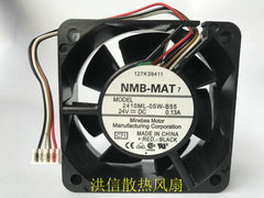 NMB-MAT 6025 2410ML-05W-B55 DC24V 0.13A 6CM 4-wire inverter cooling fan