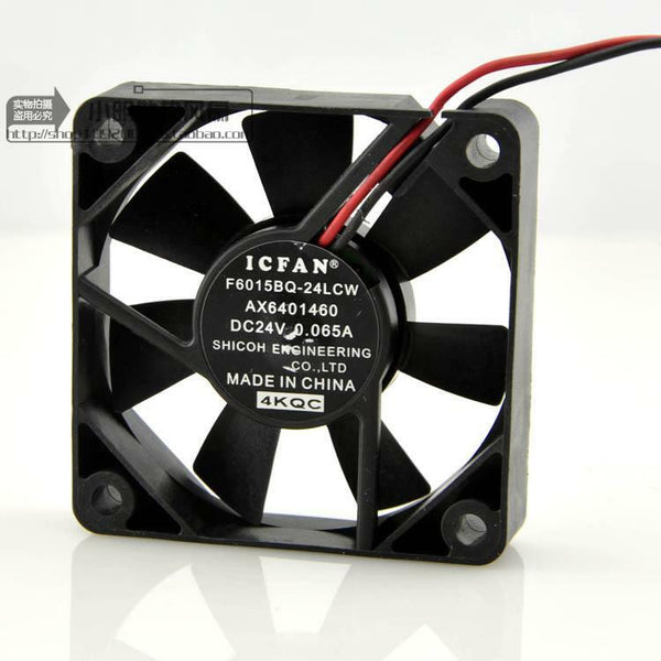 F6015BQ-24LCW AX640160 DC24V 0.065A 6CM 6015 2 wire variable frequency fan
