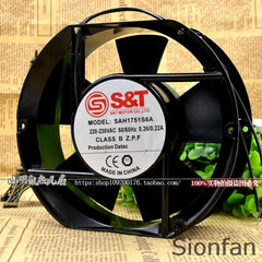 For S&T 17050 220V SAH1751S6A 17CM Chassis Fan Cabinet Fan SAH1751B6A