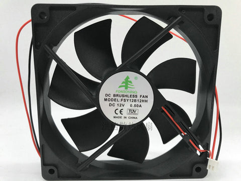 FONSONING 12CM 12025 FSY12B12HH DC12V 0.50A high air volume cooling fan