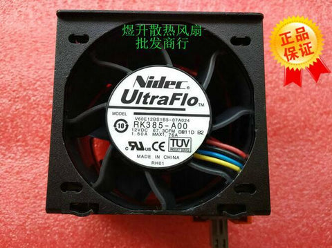 Original Nidec V60E12BS1B5-07A024 RK385-A00 DC12V 1.60A 60*60*38mm fan