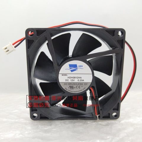 Original Hxh Cooling Fan Hdh0812ha 8cm 80*80*25mm Dc12v 0.23a