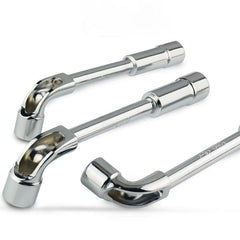 6mm-24mm Metric L Shaped Angled Open Hex 6 point Socket Wrench Doubleend Spanner
