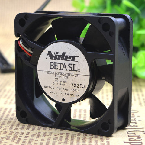 NIDEC D06G-24TH 04BS 24V 0.11A 6CM 6020 3pin