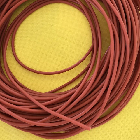 Dia 1-10mm RED Silicone Rubber Rod Silicon Cord Silicone Bar 10meters