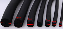 5M car door Edge Protector flexible O shape Soundproof Rubber Seal Strip Round