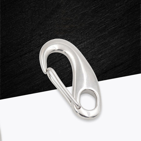 Stainless Steel Portable Snap Hook Boat Rigging Spring Clip Wire Gate Carabiner