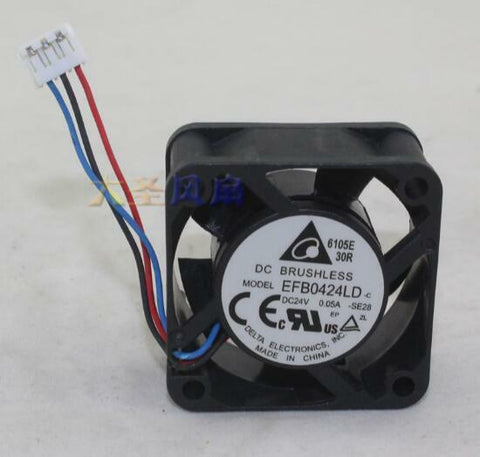 for DELTA EFB0424LD 4020 40*40*20MM 4cm 0.05A 24V DC 3pin