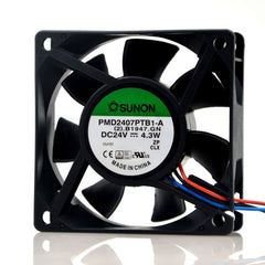 PMD2407PTB1-A Inverter cooling fan 24V 4.3W 0.14A 3wire 70x70x25mm