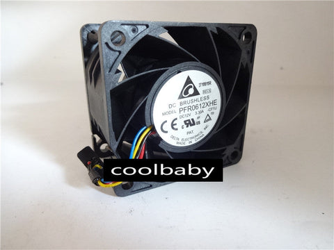 Delta PFR0612XHE fan 60*60*38mm 12V 3.30A 4pin