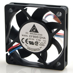 for delta EFB0512HA 5010 12V 0.15A 5CM 5 cm wire ball CPU cooling fan