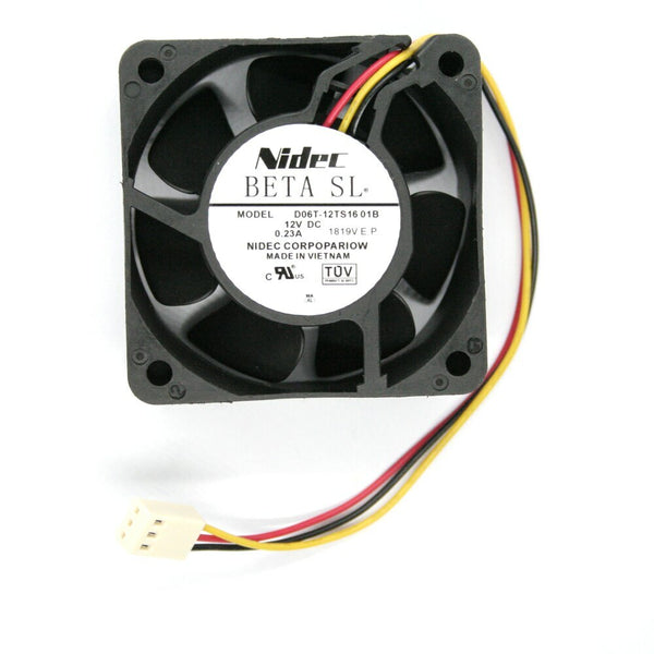 original D06T-12TS16 01B 6025 DC 12V 0.23A 6cm 3-pin cooling fan