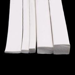 White Foam Weather Sponge Rubber Strip Seal For Doors Windows square 8 - 20mm