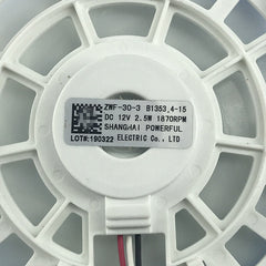 Refrigerator Fan Motor ZWF-30-3 DC12V 2.5W For Samsung Meiling Athena Fridge Fan