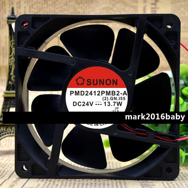 original Taiwan SUNON PMD2412PMB2-A 24V 13.7W 120*120*38mm ball fan
