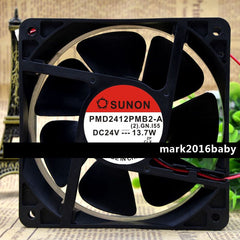 original Taiwan SUNON PMD2412PMB2-A 24V 13.7W 120*120*38mm ball fan