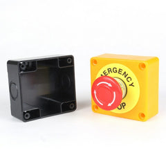 Push Button Switch DPST Emergency Stop Button AC 660V 10A NO+NC LAY37-11ZS