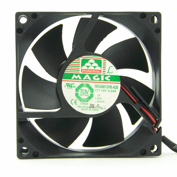 MAGIC MGA8012HB-A25 0.24A 8025 2 wire double ball chassis cooling fan