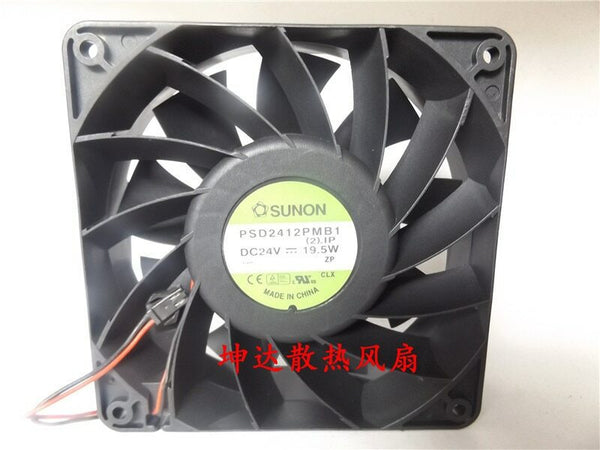 SUNON 120x120x38mm PSD2412PMB1 12cm DC 24V 19.5W Axial Cooling Fan