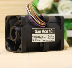 Sanyo 9CRA0412P5J22 12V 1.4A 4056 40*40*56mm 4CM 8 line 1U chassis violent fan
