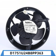 NIDEC D1751U24B8PP363 DC24V 3.4A 172*150*51mm ABB ACS880 4-wire cooling fan