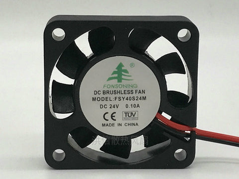 FONSONING 40*40cm FSY40S24M 24V 0.10A 2 Wires case fan cooling fan