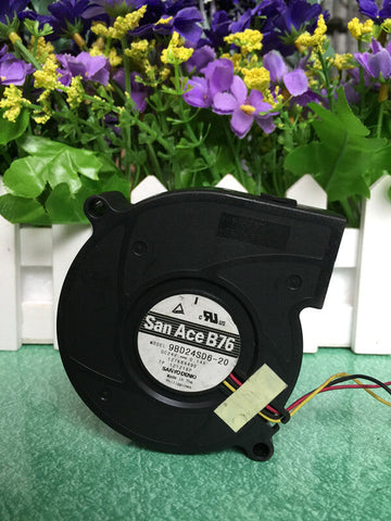 Sanyo 9BD24SD6-20 7CM7620 24V 0.14A 3-wire copier printer turbine blower
