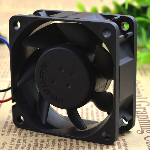 For QFR0624UH 6025 6CM 24V 0.26A 3-wire Double ball High Volume Fan