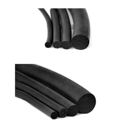 5M car door Edge Protector flexible O shape Soundproof Rubber Seal Strip Round