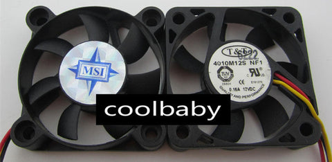 T&T 4010M12S Graphics card cooling fan DC12V 0.16A 3Pi n
