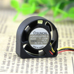SUNON KDE0502PFB2-8 5V 0.6W 2510 HARD DISK ROUTER FAN 3wires