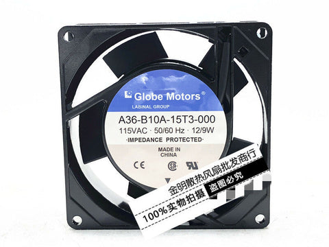 GLOBE MOTORS A36-B10A-15T3-000 115V aluminum frame AC cooling fan 9CM 90mm