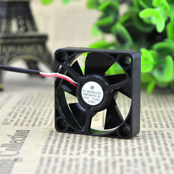 1pc 4010 UDQF42H16-AE fan 9V 0.06A 2pin