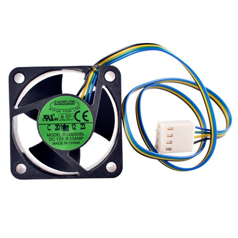 R124020BL cooling fan 40x40x20mm DC12V 0.13A 4pin for CPU 1U 2U power supply