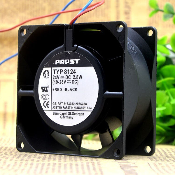 For TYP8124K 8CM 8038 24V 5W All Metal High Temperature Cooling Fan
