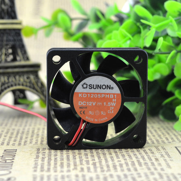 SUNON Fan 5CM 12V 1.5W KD1205PHB1 5015 50x50x15mm 2pin