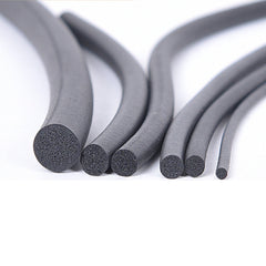 EPDM Foam Rubber Window Door Round Seal Cord Strip Ø 6mm Length 30FT 100FT Black