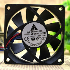 Delta 12v DC 0.30a 70x20mm 3-Wire Fan AFB0712HHD computer CPU cooling fan