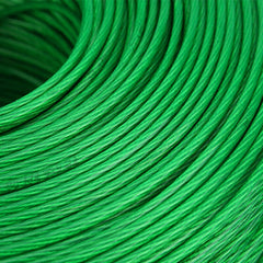 328ft Green PVC Coated Flexible Wire Rope Cable Stainless Steel for Clothesline