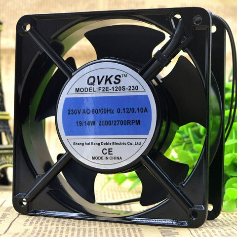QVKS 12038 12CM F2E-120S-230 230V 14W CABINET AXIAL COOLING FAN