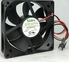 Nidec 80*80*25mm 8cm DC 24V 0.165A U80T24MS4A7-51 2 wire cooling fan