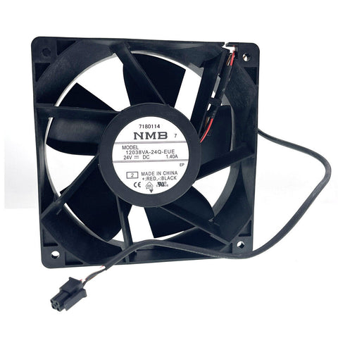 NMB 12038VA-24Q-EUE 24V 1.40A Cooling Fan 120X120X38mm Ball Bearing Server Fans